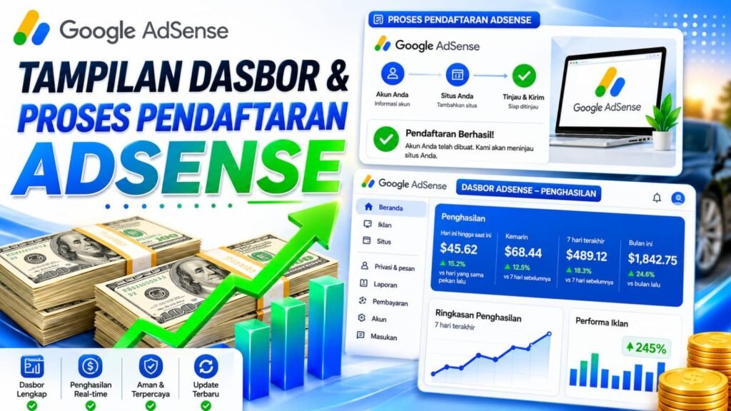 Cara Mudah Daftar Google AdSense